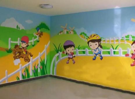 丹江口幼儿园墙体彩绘制作流程及注意事项