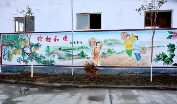丹江口乡镇文化墙 乡风文明焕发新活力